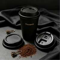 Gobelet en papier jetable à double paroi imprimé avec revêtement PE pour boissons chaudes et café avec logo personnalisé