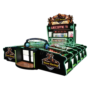 Yinnet — machine de jeux de course hippique, édition rouge, 10 joueurs, course de carnaval - Product Image 1