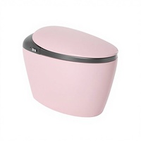 WC intelligent monobloc de luxe avec bidet autonettoyant, cuvette intelligente, siège chauffant pour salle de bain d'hôtel de luxe