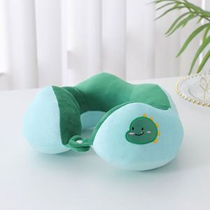 Almohada en forma de U de dibujos animados, almohada de apoyo para el cuello, almohada cervical, linda almohada de viaje, reposacabezas para avión, protector de cuello, almohada para siesta en el coche - Product Image 2