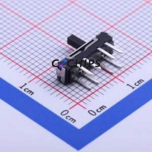 K3-2336D-L1 Slide Switch Through hole Component (THT) Switch Double Pole Three Throw Rectangle Pin Header PC Pin 13mm - Product Image 2