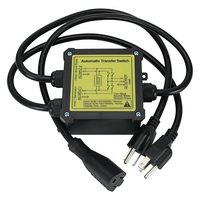 Commutateur de transfert automatique 120V 15A 1800W 2 voies pour générateur ATS, interrupteur de commutation IP50 NEMA 5-15P/R pour alimentation de secours domestique