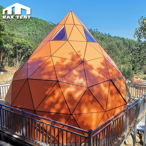 Casa Domo <span class=keywords><strong>Zome</strong></span> Personalizada, Casa Domo de Vidrio Prefabricada en Forma de Durazno para Exteriores en Venta - Product Image 4