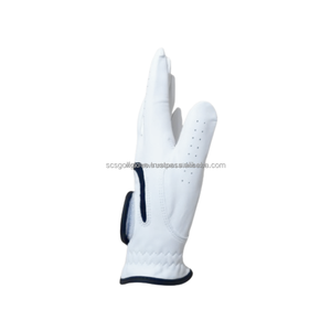 Gant de golf Premium SCS041 fabriqué en cuir d'agneau Cabretta véritable, avec logo personnalisé pour une performance sportive élégante. - Product Image 2