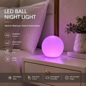 COOLQING Luz Nocturna LED Multicolor para Jardín, <span class=keywords><strong>Piscina</strong></span>, Bodas, Recargable, Resistente al Agua, con Control Remoto y Función de Atenuación - Product Image 1
