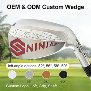 Wedge de Golf de Acero al Carbono 1020, Fresado CNC, Forjado, Tipo Sand Wedge, 52, 56, 58, <span class=keywords><strong>60</strong></span> Grados, Personalizado - Product Image 5