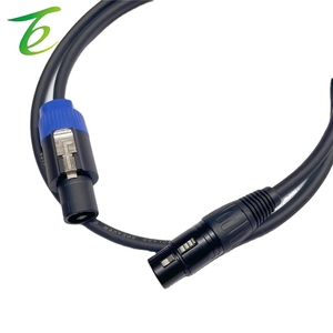 Cable de Extensión de Audio Speakon Revolution XLR Macho y Hembra, Profesional para DJ, PA, Conciertos, Cuatro Núcleos, Ohmios, Par, Línea <span class=keywords><strong>Kannon</strong></span> - Product Image 2