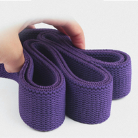 Bandes personnalisables de yoga d'entraînement de forme physique d'exercice d'étirement de résistance de boucle de tissu long