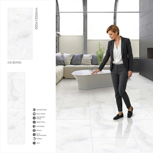 Wholesale Lahn Crema 600x1200mm High Glossy Porcelain Ceramic Floor Tiles - Product Image 5