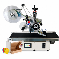 Machine d'étiquetage automatique de table à surface plane pour sachets, boîtes et emballages en carton, plastique et doypack, à prix abordable