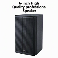 Haut-parleur audio professionnel portable Pro Audio AD-06 100W, son puissant, 6 pouces, passif, avec port arrière, pour salle de réunion, école