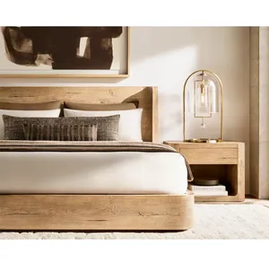 Sassanid OEM Organic Midcentury Design Bedroom Collection Oslo Shelter <strong>Platform</strong> <strong>Bed</strong> - Product Image 1