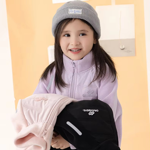 Giacca imbottita in cotone patchwork invernale per bambini, semplice e pratica, con top in pile patchwork, giacca di cotone per ragazzi - Product Image 1