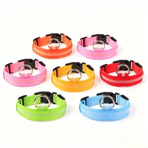 Electronic <b>Pet</b> LED Dog <b>Collar</b> Adjustable Flash Recharge <b>Pet</b> <b>Collars</b> Reflective LED <b>Collars</b> for Dogs Night Anti-Lost Dog Products - Product Image 5