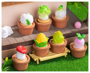 Pot de fleurs en résine pour plantes succulentes, cactus et légumes, terrarium, vente chaude, nouveau kit de bricolage, mini-maison de poupée, jardinage, aménagement paysager - Product Image 3