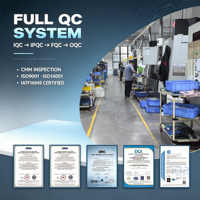 Composants en acier inoxydable usinés CNC, surface polie, brochage, certifiés ISO 9001, service de fabrication sur mesure