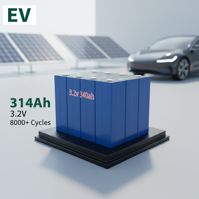 Ev E 3.2V 3.4Ah 314Ah 280Ah Lifepo4 Battery Rechargeable Prismatic Lfp Cells Lithium Ion Batteries Home Energy Storage