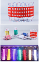 Module d'Injection LED Mince à Rétroéclairage Coloré SMD 2835 3 LED, 24V 12V 1.5W, Lumière Bande LED Numérique Super Lumineuse pour Voiture