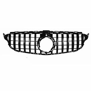 กระจังหน้ารถยนต์สำหรับ C Class W205 GT <span class=keywords><strong>Panamericana</strong></span> C300 C250 C43 ปี 2019-2021 สีดำ MS - Product Image 1