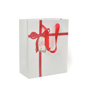 Bolsas de Regalo de Papel Personalizadas de Lujo, Fabricantes de Bolsas de Papel con Logotipo Impreso Personalizado, Bolsa de Embalaje de Papel con Laminado Mate y Cartón Ecológico - Product Image 1