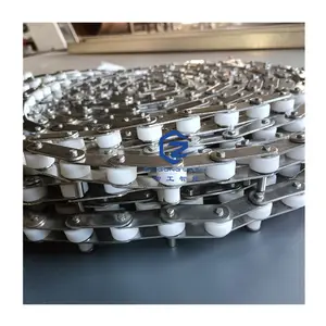 Plastic powder coating painting line transmission industrial roller flat table top chain for conveyor made in China