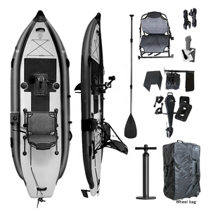 <span class=keywords><strong>Kayak</strong></span> de <span class=keywords><strong>pêche</strong></span> <span class=keywords><strong>gonflable</strong></span> GeeTone avec système de propulsion à pédales et porte-canne à <span class=keywords><strong>pêche</strong></span>, livraison directe - Product Image 2