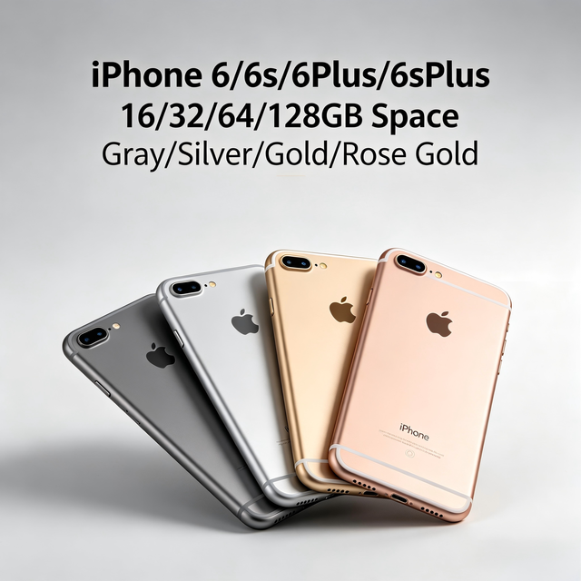 Bulk Cheap Used iPhone 6s Factory Unlocked Mobile Phone - Multi-Color, High Quality Second Hand Phone