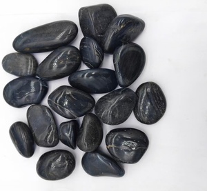 Piedra de guijarros de río natural para paisajismo, <span class=keywords><strong>color</strong></span> mezclado blanco negro, proveedor de grava decorativa para jardín - Product Image 3