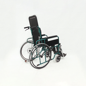 รถเข็นวีลแชร์แบบปรับเอนได้ พนักพิงสูง แบบใช้มือหมุน พร้อมที่พักเท้าปรับระดับได้ สำหรับผู้ใหญ่ - Product Image 3