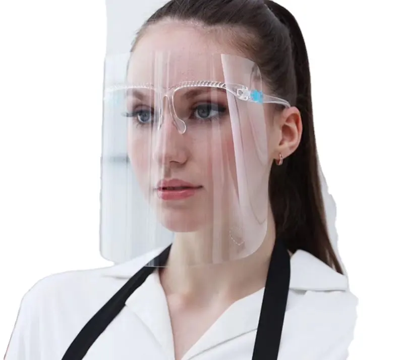 Safety Transparent Fashion Plastic Full Face Clear Shield