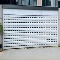 Porte à enroulement électrique en alliage d'aluminium sur mesure, porte automatique antivol pour magasin, devanture de magasin, garage, certifiée CE, sur mesure