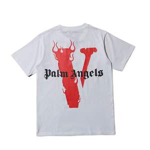 V LONE hommes T-shirt 100% coton Original marque Streetwear femmes T-shirt USA été à manches courtes Harajuku Hip Hop T-shirt <span class=keywords><strong>Vlone</strong></span> - Product Image 4