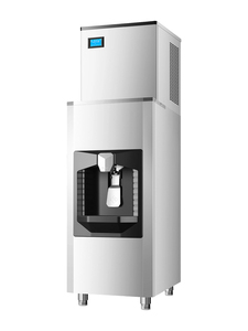 <span class=keywords><strong>Distributeur</strong></span> de glaçons et machine à glaçons Cube pour hôtel-chaîne avec stockage de glace de 60 kg Compresseur Utilisation commerciale Contrôle automatique - Product Image 1