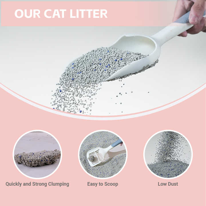 Dust-Free Cat Litter Highly Adsorbent Odor-Control Mineral Coarse ... - Odor-Controlling Dust-Free Cat Litter For Homes