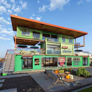 منازل مسبقة الصنع بطول 20/40 قدمًا، منزل حاوية قابل للفصل بتصميم طابقين - Product Image 3