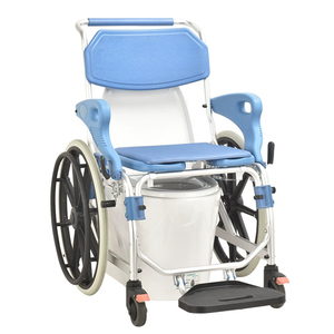 Toilette mobile pliable en aluminium <span class=keywords><strong>l</strong></span>éger pour personnes âgées, réglable en hauteur, fauteuil roulant, toilette pour personnes handicapées, 150 kg - Product Image 6