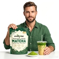 Poudre de thé instantané biologique de qualité cérémoniale premium en vrac pour ingrédients alimentaires, boissons et applications de boulangerie