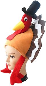 Chapeau <span class=keywords><strong>de</strong></span> jambe <span class=keywords><strong>de</strong></span> poulet chapeaux <span class=keywords><strong>de</strong></span> dinde chapeau <span class=keywords><strong>de</strong></span> carnaval adulte fête drôle casquette <span class=keywords><strong>de</strong></span> fête carnaval noël Thanksgiving décoration - Product Image 3