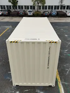Contenedor de envío y almacenamiento de carga seca cúbica de 20 pies de alto