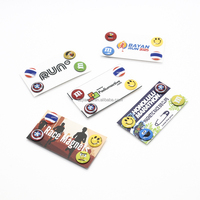 Clips magnétiques personnalisés pour dossards de course en ABS, porte-numéros magnétiques pour événements sportifs et cyclisme