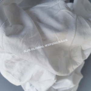 Trapos de Algodón Blancos para Limpieza Industrial, Absorbentes de Agua y Aceite, 100% Algodón - Product Image 1