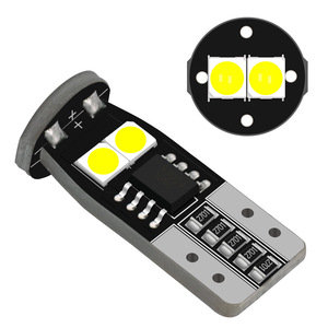 Ampoule LED Canbus T10 W5W 194 168 sans erreur, T10 6smd 2835 Canbus, blanc, rouge, jaune, bleu, éclairage intérieur, éclairage de plaque d'immatriculation - Product Image 4