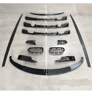 Vendite di fabbrica MP Darth Vader stile griglia anteriore e posteriore labbra posteriore Spoiler Kit corpo per <span class=keywords><strong>BMW</strong></span> serie 3 F30 F35 - Product Image 2