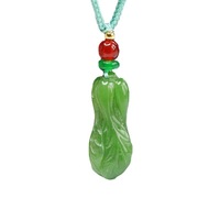 Pendentif en jade Ximang Hotian 2026, collier en jaspe vert épinard, livraison en gros directe usine S2062101