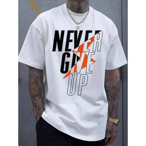 Camisetas de Hombre al por Mayor, Negras, de Alta Calidad, Talla Grande, con Bordado Personalizado - Product Image 6