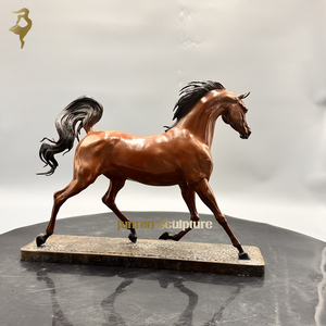 Artesanía de metal Venta caliente estatua de <span class=keywords><strong>caballo</strong></span> árabe escultura de bronce - Product Image 3