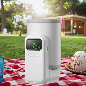 Factory Outlet Smart <b>5000mAh</b> USB-charged Electric Milk Warmer Portable Travel-friendly Thermal Milk Warmer - Product Image 1