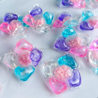Haute qualité 50 dosettes liquide blanchisserie pratique duveteux parfum original salle de bain lavage vêtements comprend