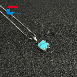 Nfc Smart NFC 18K Collar de metal Colgante en blanco Logo NFC Collar para redes sociales - Product Image 6