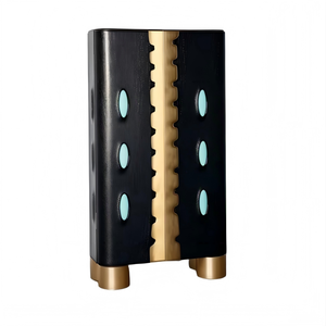 ตู้เก็บของห้องนั่งเล่น<span class=keywords><strong>ไม้</strong></span>จริงสไตล์โมเดิร์นหรูหรา ดีไซน์ประหยัดพื้นที่ พร้อมพื้นที่จัดเก็บขนาดใหญ่ เฟอร์นิเจอร์ห้องนั่งเล่น - Product Image 1